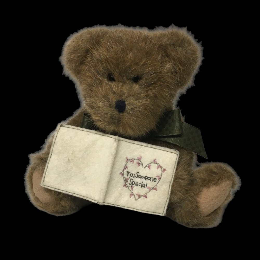 Boyds Beary B Special Bear "To Someone Special" 2003 Plush Jointed Teddy 8in.